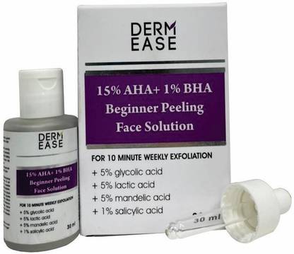 Derm Ease 15% AHA+1%BHA FACE SOLUTION