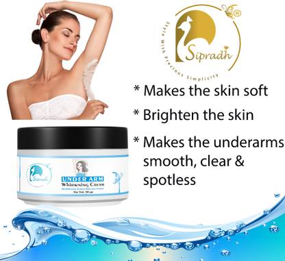 Sipradh whitening cream for underarm ,neck, knees, and elbows dark skin
