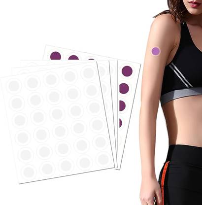 HANNEA 120PCS Sunburn Alert Patches, Sunscreen Applicator, Sunscreen Patches Reminder