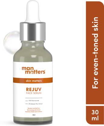 Man Matters Face Serum for Glowing Skin | 10% Niacinamide for Acne Scars, Dark Spots