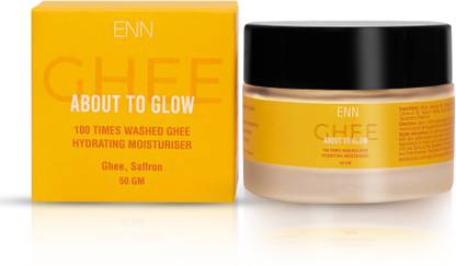 ENN About to Glow-100 times washed ghee Hydrating Face Moisturizer