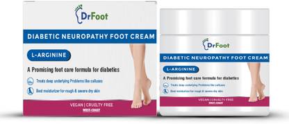 Dr Foot Diabetic Neuropathy Foot Cream L-Arginine & Dimethicone Improves Blood Circulation - 100gm