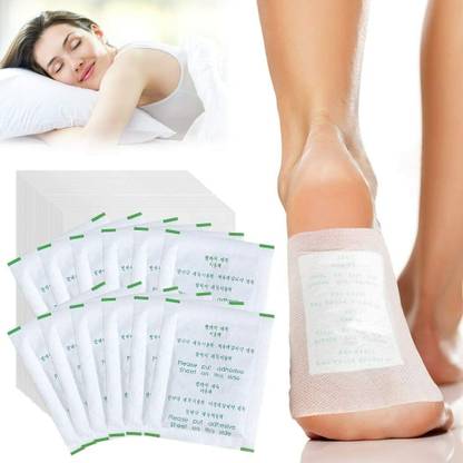 TIPI Premium Detox Foot Pad, Cleansing Toxin Remover Foot Patches, Organic Weight Loss Patch, For Men & Women (WHITE1) 10 Pads for 5 days