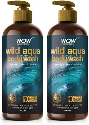 WOW SKIN SCIENCE Wild Aqua Foaming Body Wash