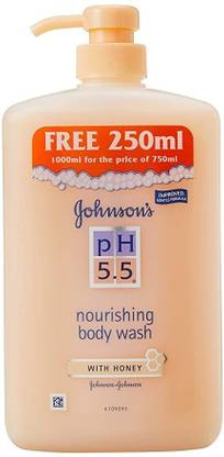 JOHNSON'S Ph 5.5 Nourishing Bodywash With Honey - 1000ml