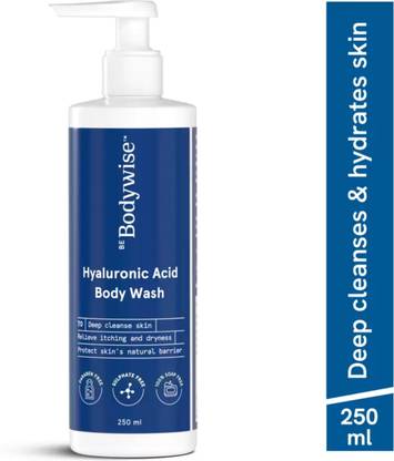 Be Bodywise Hyaluronic Acid Body Wash with Aloe Vera | Deep Cleanses Skin & Hydrates Skin