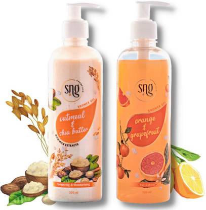SNG COSMETICS Oatmeal & Shea Butter Shower Gel with Orange & Grapefruit Shower Gel