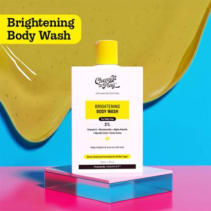 Chemist at Play Brightening Body Wash - 2% Vitamin C + Niacinamide| Shower Gel for Women & Men
