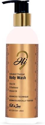 Hi9 Activated Charcoal Body Wash (250ml) | Deep Cleansing, pH Balanced, Hydrating