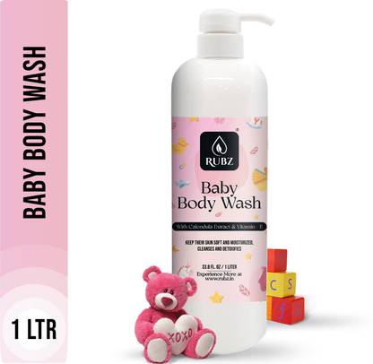Rubz Baby Body Wash |Liquid Soap|Shower Gel |with Best for Hotel, Spa, Salon