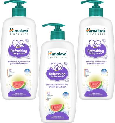 HIMALAYA REFRESHING BABY WASH 400ML ( Pack of 3 )