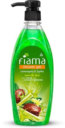 FIAMA Lemongrass & Jojoba Body Wash Shower Gel, Moisturized Skin & Radiant Glow