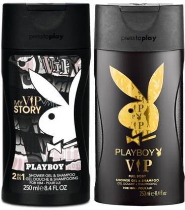 PLAYBOY My Story For Men 250ml & Men 250ml Shower Gel Combo