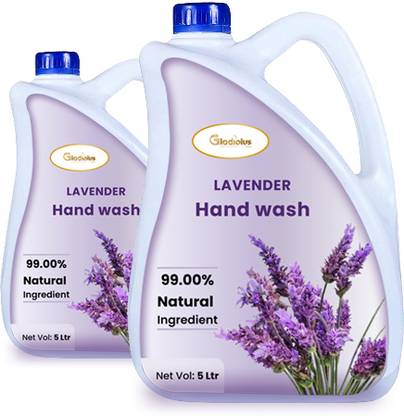 Gladiolus Disinfectant Laveder Liquid Soap Handwash, 5 Liter Hand Wash Can