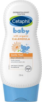 Cetaphil BABY GENTLE WASH WITH ORGANIC CALENDULA 230 ML (MADE IN USA)