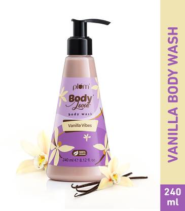 Plum BodyLovin' Vanilla Vibes Body Wash | Warm Vanilla | SLS-Free | Creamy Texture