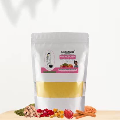 Rashee Cares Herbal baby bath powder for girls