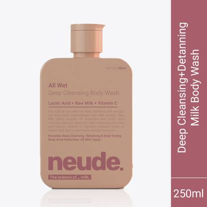 Neude Daily Detanning Body Wash for Deep Pore Cleansing - All Wet