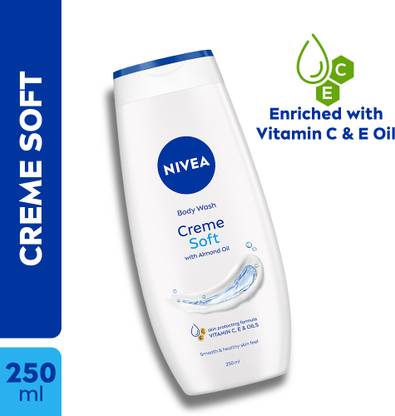 NIVEA Body Wash, Creme Soft Shower Gel, with Almond Oil for Soft Skin - Men & Women