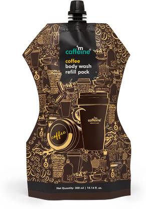 mCaffeine Coffee Body Wash Refill Pack - Refreshing, Deep Cleansing & Hydrating Shower Gel