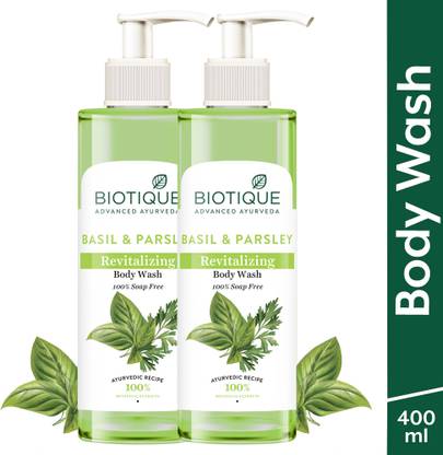 BIOTIQUE Basil & Parsley Revitalizing Body Wash