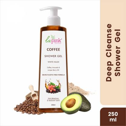 La Pink Coffee Shower Gel Removes Tan & Give Deep Cleansing For Soft & Glowing Skin