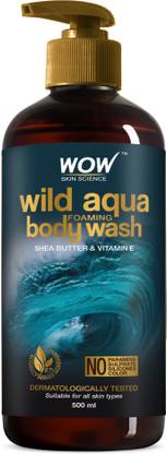 WOW SKIN SCIENCE Wild Aqua Foaming Body Wash  (500 ml) at Rs. 331