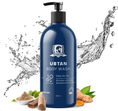 THE BEARD STORY De Tan Body Wash, Turmeric Ubtan Extracts, Remove Dirt, Tanning & Pollutants