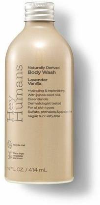 Hey Humans Lavender Vanilla Moisturizing Women's Body Wash with Vegan + Natural Ingredients