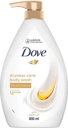 DOVE Dryness Care Body wash with Jojoba Oil  (800 ml) at Rs. 235