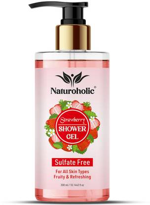 NATUROHOLIC Strawberry shower gel sulfate free for all skin type Fruity&refreshing