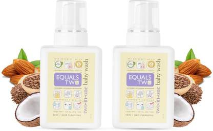 EqualsTwo Baby Body Wash & Shampoo, Head to Toe | Gentle Hydration for All Skin Type
