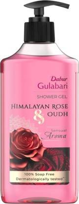Dabur Body Wash Shower Gel - Himalayan Rose & Oudh | 100% Soap free (750 ml)