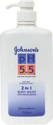 JOHNSON'S Ph 5.5 2 In 1 Bodywash With Moisturizers