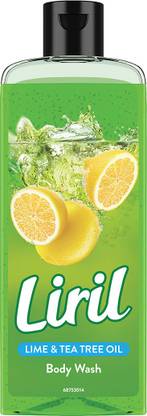 Liril Lemon & Tea Tree Body Wash, Refreshing Shower Gel for Men & Women
