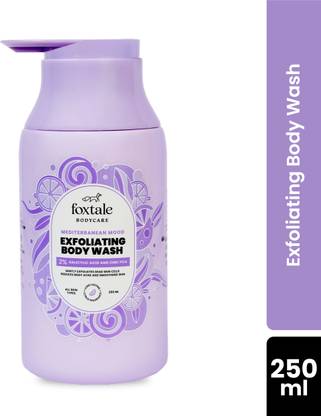 Foxtale 2% Salicylic Acid Exfoliating Body Wash with, Reduces Body Acne & Smoothens Skin