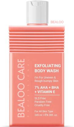 BEALOO 7% AHA BHA Exfoliating Body Wash | Blossom Citrus Rain Therapy