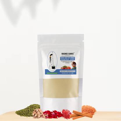 Rashee Cares Herbal baby bath powder for boys