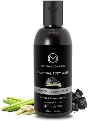 THE MAN COMPANY Charcoal Body Wash with Lemongrass & Cinnamon Essential Oil