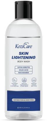 Kozicare Skin Lightening Body Wash Enriched with Kojic Acid, Niacinamide, Alpha Arbutin