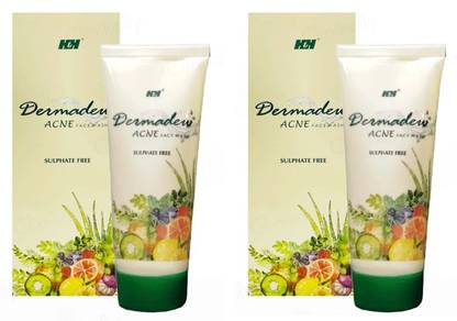 H&H Dermadew Acne Face Wash - 100 ml, Pack Of 2
