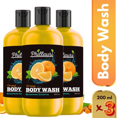 Phillauri ORANGE Refreshing and Nourishing Shower with Our Moisturizing Body Wash