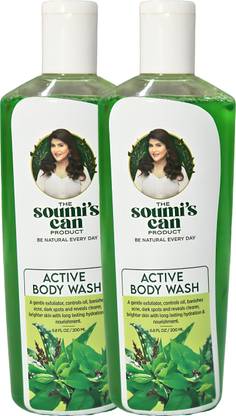 The Soumi's Can Product Active Body Wash (200ml) (Pack of 2)