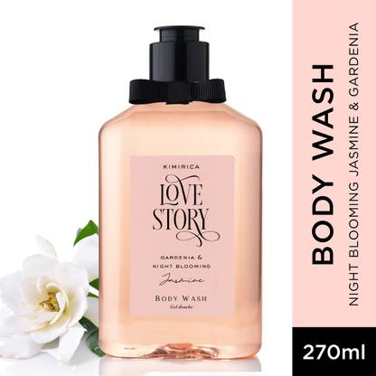 KIMIRICA Love Story Night Blooming Jasmine Body wash Shower Gel 100% Vegan All Skin Types
