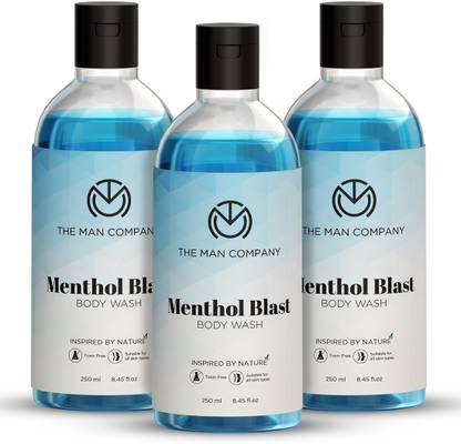 THE MAN COMPANY Menthol Blast Body Wash Combo For Glowing Skin –  (3 x 250 ml)