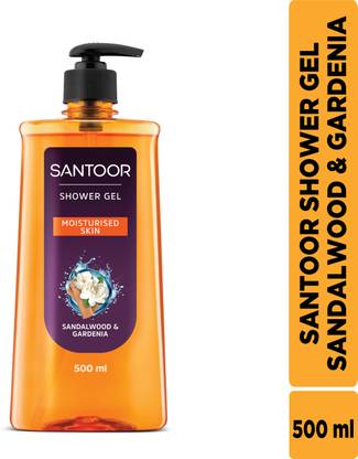 Santoor Shower Gel Sandalwood & Gardenia.