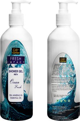 Derma Solution Ocean Fresh Shower Gel For Men With Sea Minerals & Essential Oil