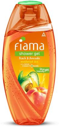 FIAMA Peach & Avocado Body Wash Shower Gel, Moisturized Skin & Radiant Glow