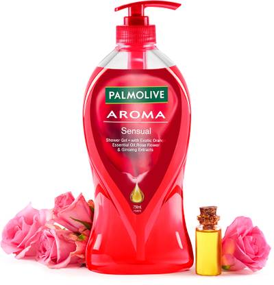 PALMOLIVE Rose & Orange Essential Oil Aroma Sensual, Soothing & Brightening Body Wash