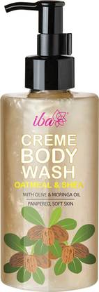 Iba Oatmeal & Shea Crème Body Wash | For Softer, Smoother Skin